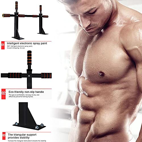 Wall Mounted Pull Up Bar for Indoor Workout,Multifunctional Chin Up Bar Fitness Bar with 3 Holding Positions,Space Saving