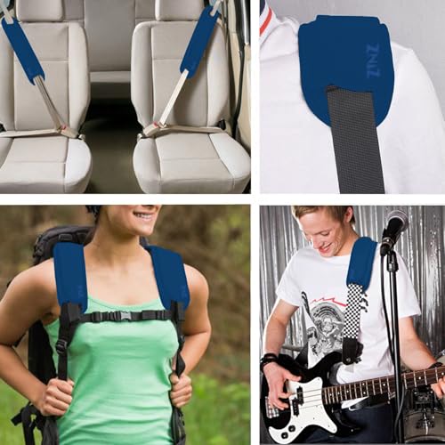 ZINZ Ultra Thick & Breathable Universal Shoulder Pad Cushion for Bag - Long & Comfort - color: Dark Blue