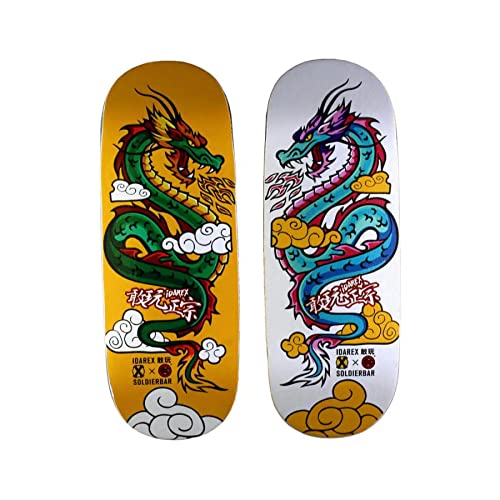 X NW9s Fingerboards Deck 98x34mm 5-Layer(Lucky Loong) - color: Lucky Loong 98x34mm