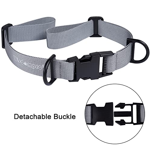 Wisdompro Backpack Chest Strap, Heavy Duty Backpack Sternum Strap Add on | Adjustable Nylon Chest Belt Replacement with Quick Release Buckle, for Travel, Hiking, Camping and Jogging - with Slide Locks - color: Gray