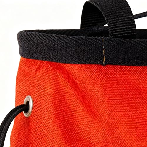 Gym Chalk Bag Waterproof Refillable Pouch | Rock Climbing Storage Pockets Outdoor Gear for Weightlifting Disc Golf Gymnastics Outdoor Adventure Weightlifters Climbers