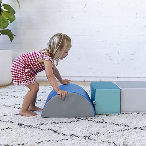 ECR4Kids SoftZone Climb and Crawl Playset, Building Blocks, Contemporary, 5-Piece - color: Contemporary