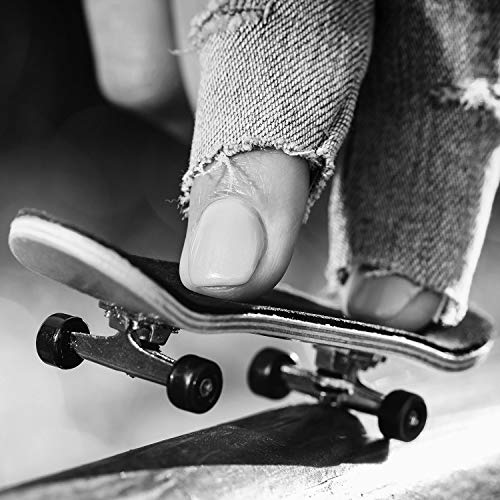 Sumind 18 Pcs Mini Finger Toys Set Includes Finger Skateboards, Bikes, Mini Scooters and Matched Wheels and Tools Accessories Fingertip Movement Educational Toys for Kids Gifts Party Favors