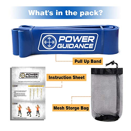 POWER GUIDANCE Pull Up Assist Bands - Heavy Duty Resistance Band, Mobility & Powerlifting Exercise Bands, Perfect for Body Stretching, Powerlifting, Resistance Training
