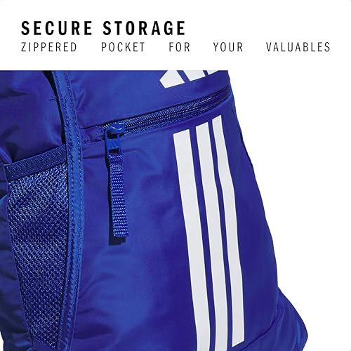 adidas Alliance Sackpack – Drawstring Backpack for Sports, Small Gym Bag, Team Royal Blue/3, OSFA - color: Team Royal Blue/3