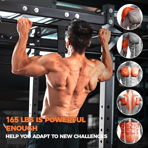 Innstar Pull Up Assistance Bands, Heavy Duty Resistance Band for Pull Up Assist, Adjustable Resistance 165-265lbs with Fabric Feet/Knee Rest, Pull Up Bands Assistance Bands - color: Upgrade Desert 165lbs