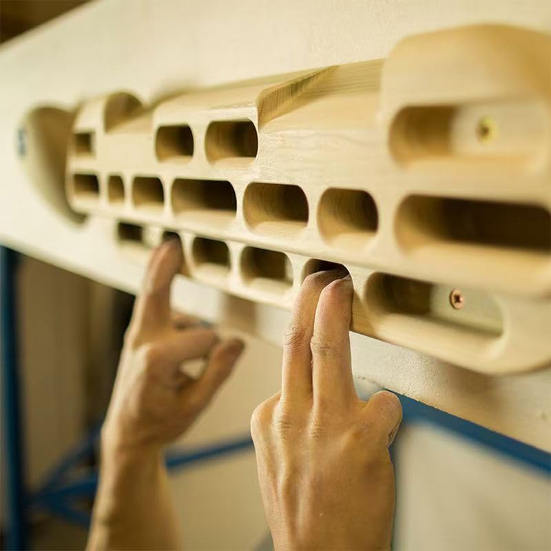 Finger Climbing Hangboard as Climbing Finger board Wooden forearm exercise,climbing training block for Climbing Training, Building