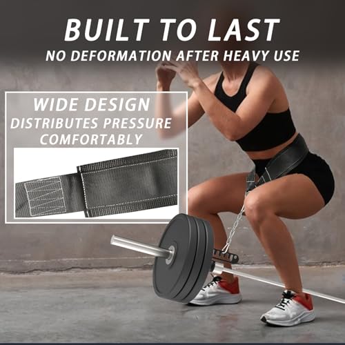 J Bryant Landmine Attachment & Belt Squat Series, Fits 2" Olympic Barbells, Heavy-Duty Steel Full-Body Training Tools for Press, Rows, LAT Pulldowns & Lower Body Workouts - style: Landmine Attachment with Belt