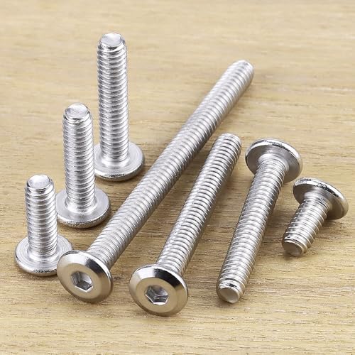 1/4-20 x 1-1/4" Hex Socket Head Cap Screws, 304 Stainless Steel 18-8, Chamfered Countersunk Machine Screws for Furniture, Binding, Machinery, Automotive, DIY Projects, 25 PCS - size: 1/4-20 x 1-1/4"