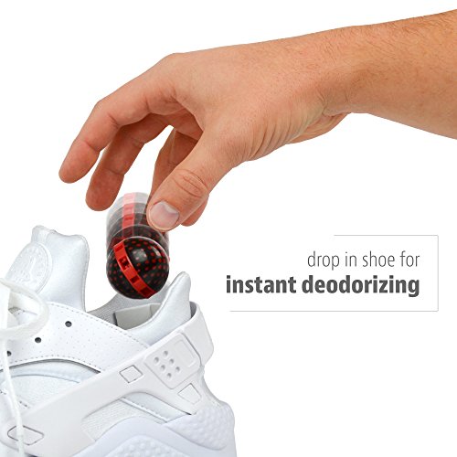 Sneaker Balls Odor-Fighting Shoe Fresheners, Eliminates Unpleasant Smells, Perfect For Sneakers, Gym Bags, Gear Bags, Drawers, Lockers, And More!, Radial Tie Dye, 6 Pack - color: Tie Dye (Fresh & Clean), style: 6 Pack