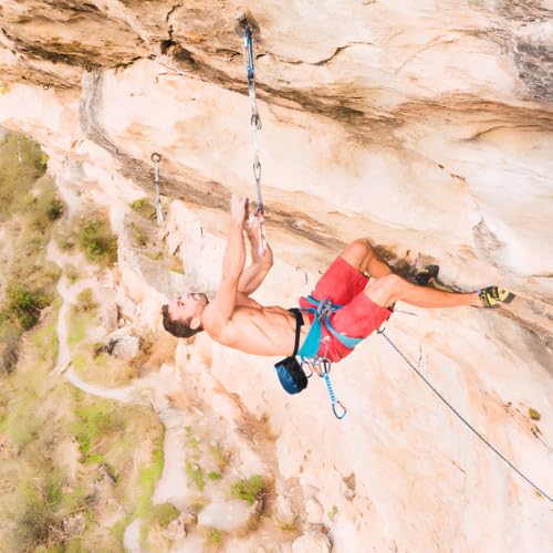 2 Pcs Climbing Chalk Bags Large Capacity Drawstring Closure Polyester Chalk Pouches for Rock Climbing and Weight Lifting Gymnastics Accessories
