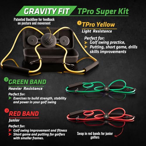 Golf Swing Performance Trainer Aid | Golf Swing Trainer Trusted by PGA Coaches | Backed by 30 Years Research | Elevate Your Golf Training | Enhance Strength, Stability, Rotation & Posture