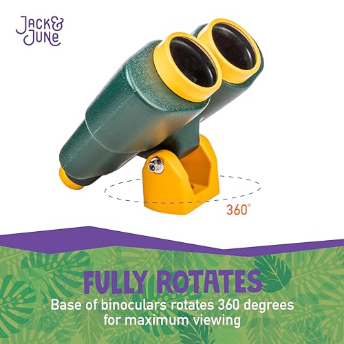 Jack and June Green and Yellow Rotating Playset Binoculars Compatible with Most Playsets