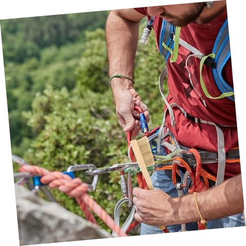 Bouldering Brush with Soft Bristles Lightweight Compact Climbing and Bouldering Gear Cleaning Tool for Climbing Holds and Reliable for