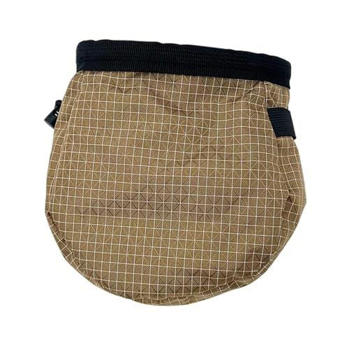 Rock Climbing Chalk Bag Storage Pouch Drawstring Closure Climbing Accessories Waist Belt Chalk Carrier Bag for Weightlifting