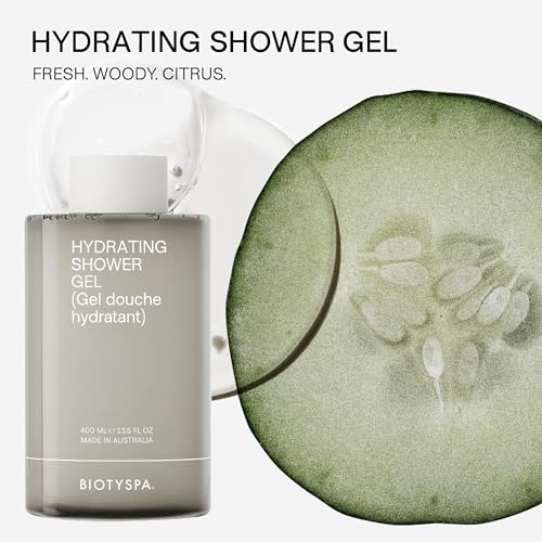 biotyspa Daily Essentials - Hydrating Shower Gel & Body Lotion with Hyaluronic Acid, Niacinamide & Aloe Vera - Cleanses & Moisturizes - Organic, Vegan, Made in Australia - 2pc Set - 400ml Each - size: 13.53 Fl Oz (Pack of 2)