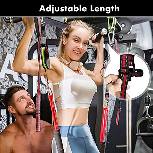 SYNTECSO Pull Up Assistance Bands, Heavy-Duty Pull Up Resistance Bands - color: 220 Lbs Resistance PU Pedal