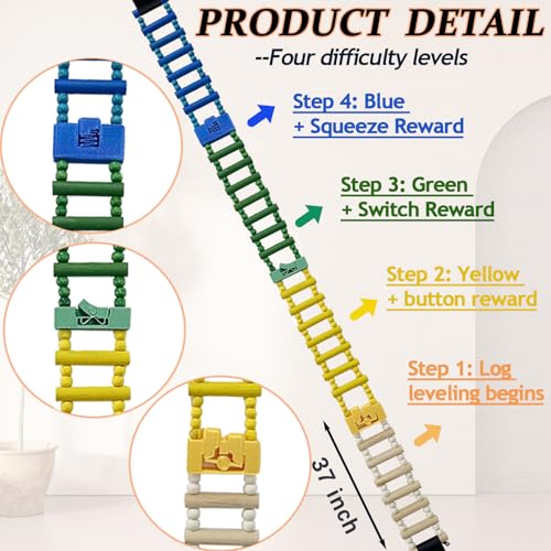 Shoulder Pain Relief Wooden Finger Ladder, Hand Therapy Ladder for Rehabilitation, Physical Therapy Equipment for Shoulders, Fingers, and Joints, Ideal for Chronic Muscle Pain Recovery