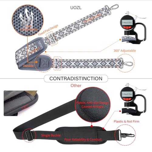 59 Inch Shoulder Straps, Soft with Ultra-Thick Fixed Shoulder Pad, Two Way Independently Adjustable Buckle Replacement Straps for Laptop Bag Messenger Bag Tool Bag Luggage,Dark Black Grey - color: Dark Black Grey, size: 59 inch
