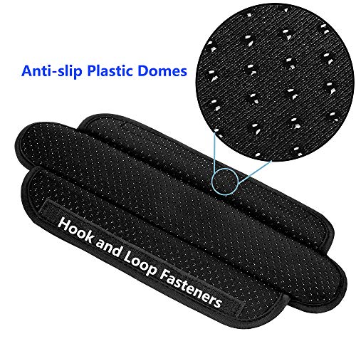 ZINZ Ultra Thick & Breathable Universal Shoulder Pad Cushion for Bag - Long & Comfort - color: Black