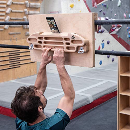 USA-Made Wood Hangboards - The Ultimate Wooden Rock Climbing Hangboards/Fingerboards - style: Buddyboard