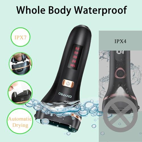 Electric Foot Callus Remover- Long Service Time, Rechargeable Electronic Foot File- Ideal Gift, Professional Pedicure Tools, Waterproof Foot Scrubber, Pedicure Kit Feet Care for Dead Skin (Black) - color: Black