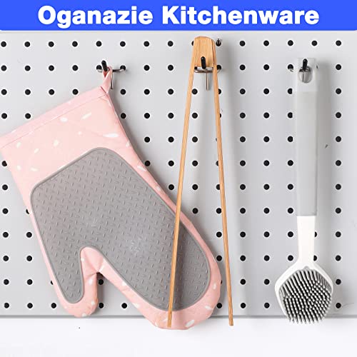 Moxweyeni 100 Pcs Pegboard Hooks Peg Board Organizer Accessories Holders Hanging Stainless Steel Display Wall Hooks for 1/8 and 1/4 Pegboard Wall for Garage Storage Tools(2 Inch) - size: 2 Inch