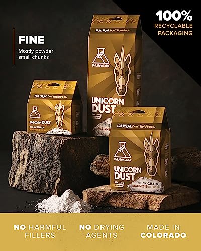 Friction Labs Premium Loose Climbing Chalk | High-Performance Hand Chalk with Superior Grip for Bouldering, Climbing, Long Lasting & Skin Friendly Powdered Chalk - size: 2.5 oz/70.8 g - Loose Chalk, style: Fine Texture - Unicorn Dust