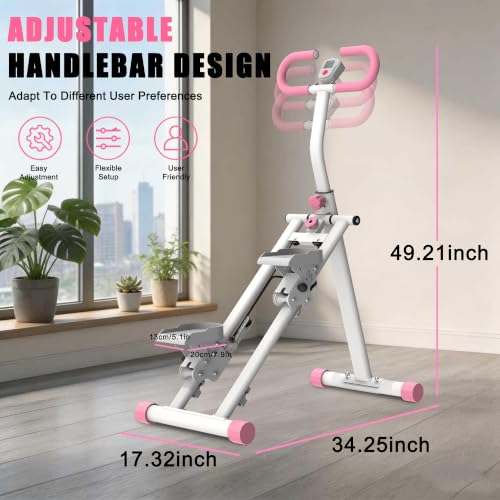 Stair Stepper for Home-Upgrade Vertical Climber Workout Machine for Full-Body Exercise Climber Fitness Equipment with Stable Frame Adjustable Handlebar