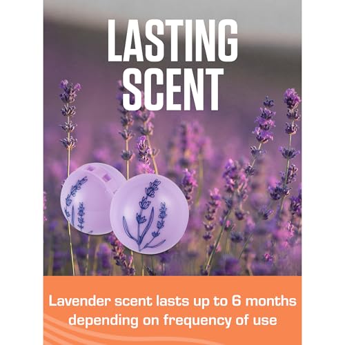 Sneaker Balls Odor-Fighting Shoe Fresheners, Eliminates Unpleasant Smells, Perfect For Sneakers, Gym Bags, Gear Bags, Drawers, Lockers, And More!, Lavender, 6 Pack - color: Lavender (Lavender), style: 6 Pack