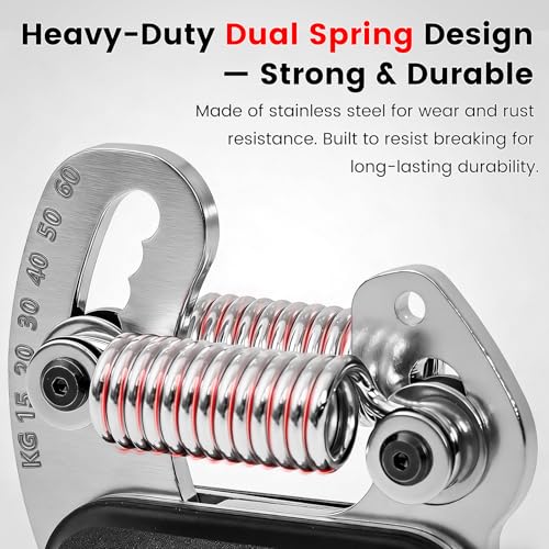 All-Metal Grip Strength Trainer, Forearm Strengthener (33-132Lbs) | Heavy-Duty Hand Gripper Strengthener, No Slip Hand Exercisers - Ideal for Grip Strength, Muscle Building, Recovery