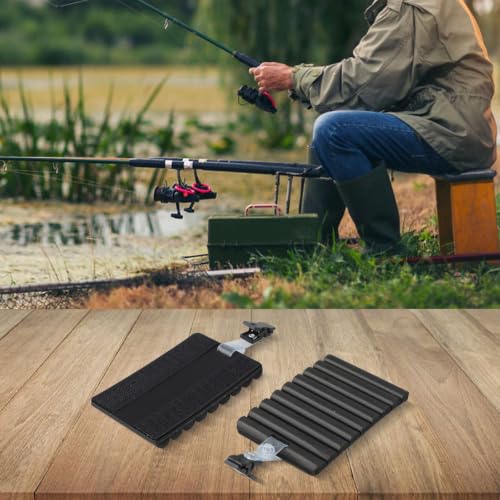 Fly Fishing Bait Hanging Board Hook Storage Foam Fly Bait Carrying Board for Anglers Wear-Resistant EVA for Clothes and Backpacks 2 Pack