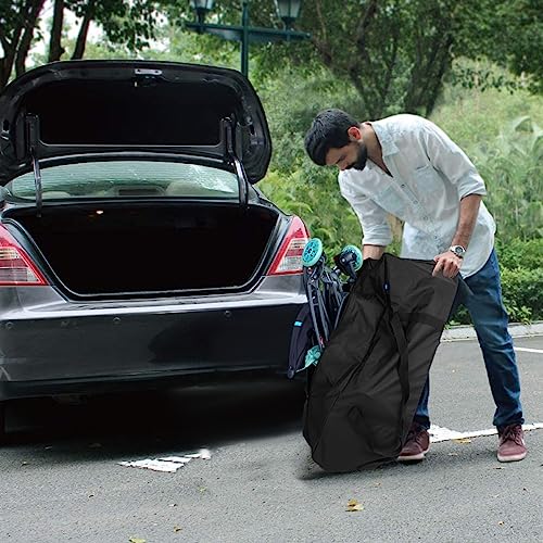 COOLBEBE 36-Inch Large Travel Duffle Bag, 100L Heavy Duty Luggage for Sports Equipment, Camping & Moving, Water Resistant, Black - size: 36" x 13" x 13"