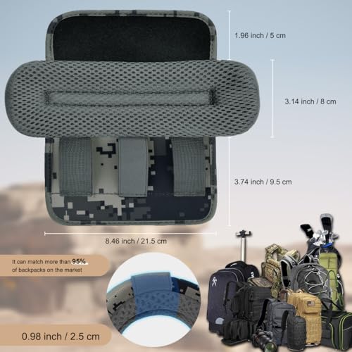 ZINZ 2-Pack Universal Wide Shoulder Pad with Ultra Thick Cushion for Bag Luggage Backpack Bag Crossbody - color: CA01FL01