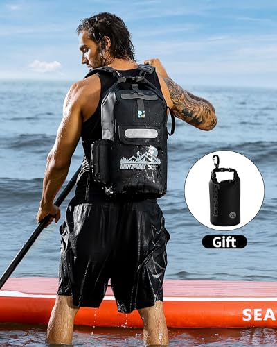 Dry Bag Backpack - color: Black, size: 20L