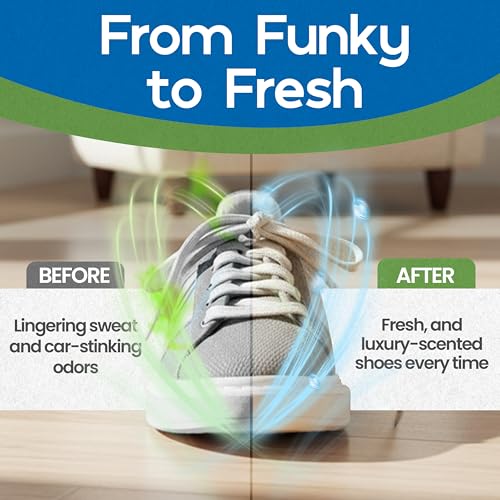 Club Doctor Golf Shoe Deodorizer Spray, Enzyme Odor Eliminator with Premium Elite Leather Scent Air Freshener, Smell Absorber, Fast-Drying Safe for All Materials Long-Lasting Freshness for Golf Shoes