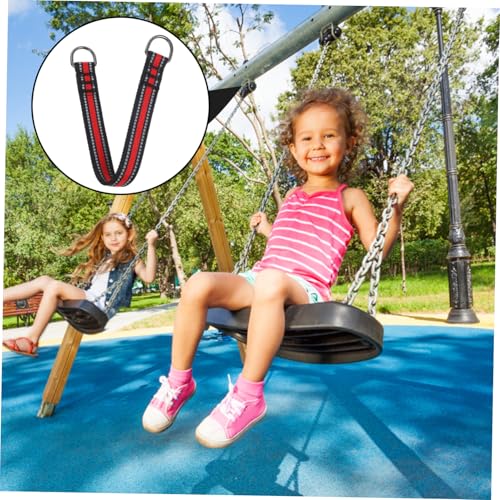 2pcs Heavy-Duty Gym Equipment Hanging Strap Versatile Fitness Connector for Tree Swings Aerial Workouts and Gymnastic Bars Durable and Easy to Install