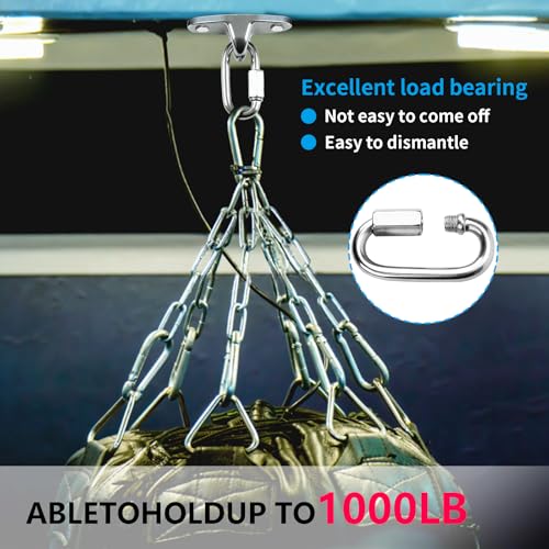 2-Pack Stainless Steel Heavy Duty Swing Hanger, Eye Hooks with Brackets Wooden and Concrete Bolts 2000 lb Capacity Playground Porch Yoga Seat Trapeze SwingSets Indoor Outdoor - size: 2 Pack