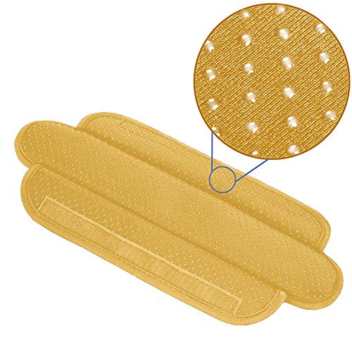 ZINZ Ultra Thick & Breathable Universal Shoulder Pad Cushion for Bag - Long & Comfort - color: Yellow