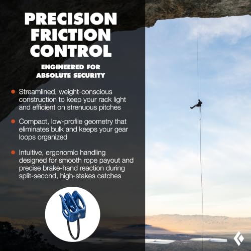BLACK DIAMOND ATC Belay Rappel Device, Aluminum Rock Climbing, Canyoneering - color: ATC-XP Belay Device