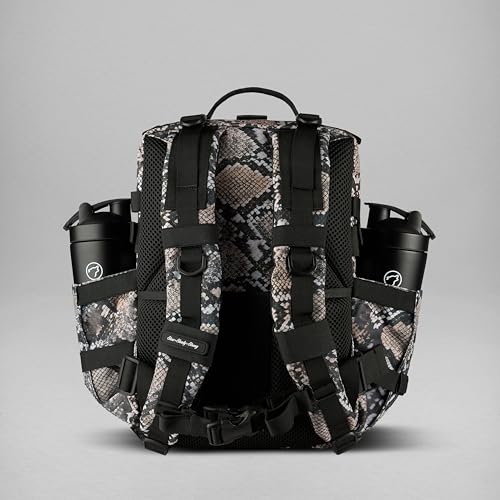 WOLFpak 35L Athletic Gym Backpack - Durable 1000D Waterproof Oxford Material with MOLLE Webbing, Laptop Pocket - color: Python
