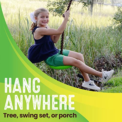 Swurfer Disco Tree Swing - Swing Sets for Backyard, Outdoor Swing, Swingset Outdoor for Kids, Easy Installation, Heavy Duty, Adjustable Climbing Rope, Weather Resistant - style: Disco Tree Swing – Disco Swing