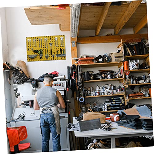 PRETYZOOM 1Pc Galvanized Steel Pegboard Rack Tool Organizer Hanging Board for Garage Office Craft Storage Multiple Mounting Strong Bearing Capacity Compatible with Hooks