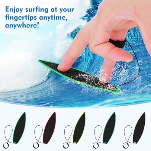 10PCS Finger Surfboard, Mini Surfboard, Finger Surfing Board for Car Riding, Finger Surfing Toys for Kids and Adults