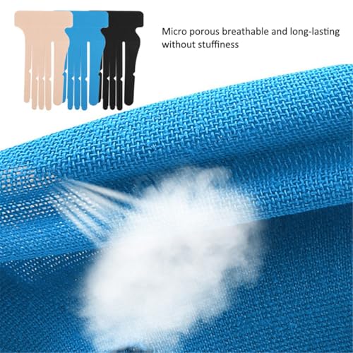 Precut Kinesiology Tape for Hand & Wrist Support, 3 Pairs Breathable Waterproof Kinesiology Recovery Tapes Finger Joint Support Tape, Hypoallergenic Latex-Free Elastic Athletic Tapes for Carpal Tunnel
