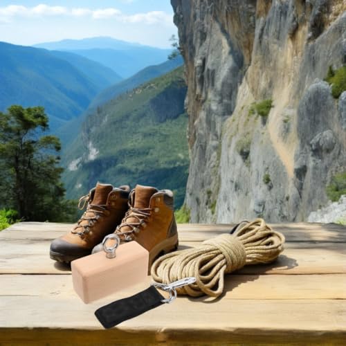Wooden Grip Strengthener for Hand Exercise and Rock Climbing Training Handheld Grip Trainer for Strength and Endurance Improvement