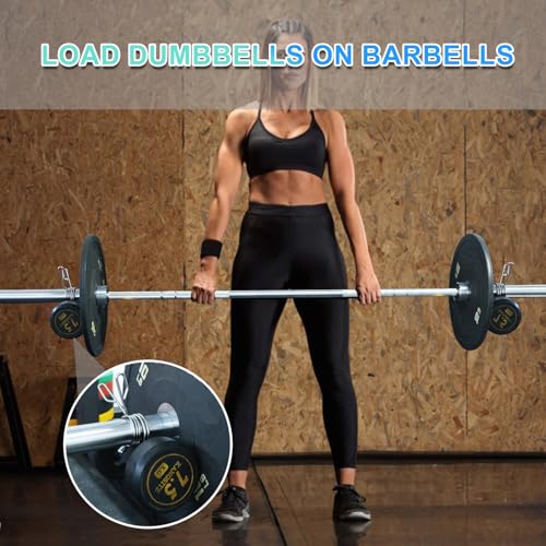 J Bryant Loading Dumbbells Strap for Dip Belt Squat Pull-up,Load Dumbbells Kettlebells on Barbells Weightlifting Accessory - size: 1 piece L