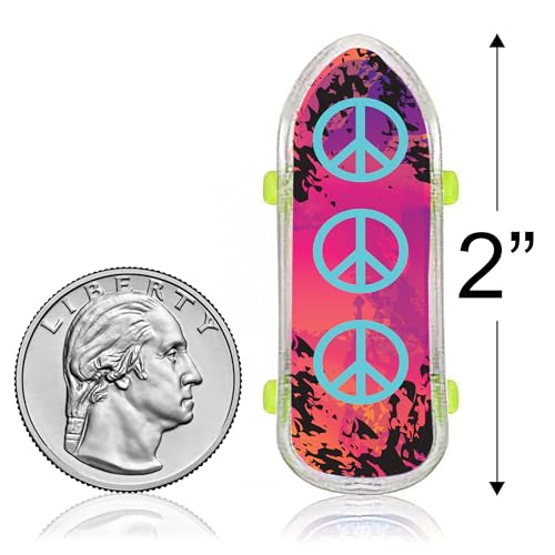ArtCreativity 144 PCS Mini Finger Skateboards for Kids – 2 Inch Durable Fingerboard Toys in Assorted Designs – Skateboard Party Favor, Goodie Bag Fillers, Classroom Prizes, Toys 3+
