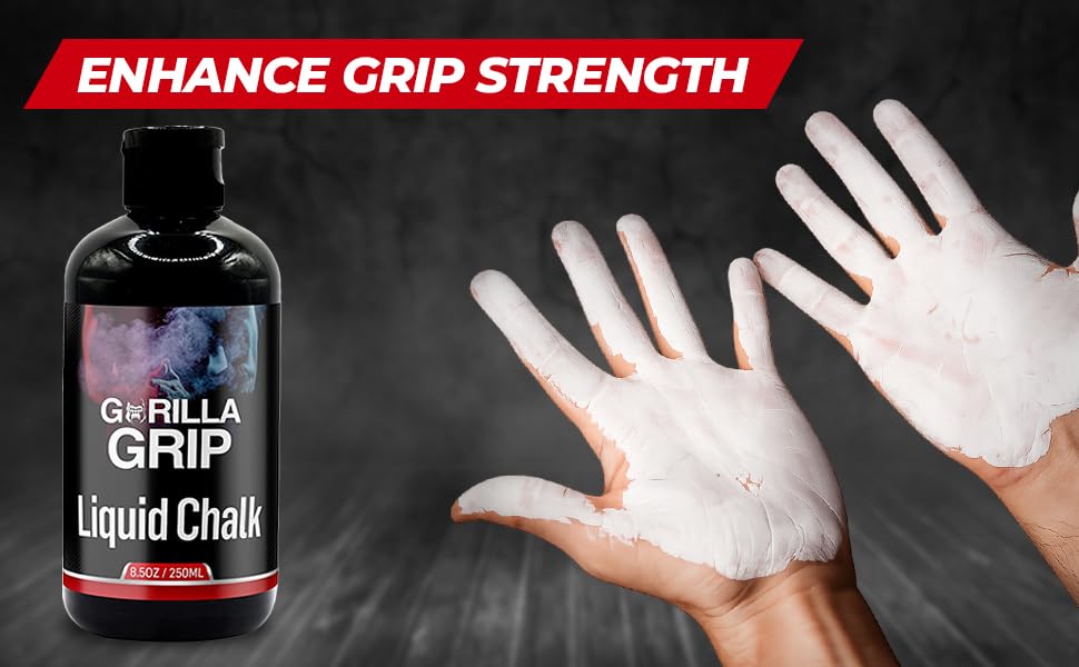 Liquid Chalk for Gym & Sports-Extra Strong Grip Lifting Chalk for Fast Drying,Weightlifting,Rock Climbing & Pole Fitness - style: 4x50ml