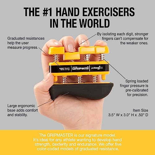 Prohands Gripmaster Medical Hand and Finger Exerciser - size: 1.5 lb (X-Light Tension)